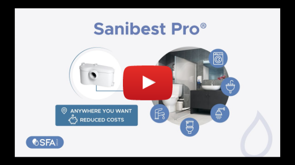 SFA - Sanibest Pro - The Grinding System for Full Bathrooms
